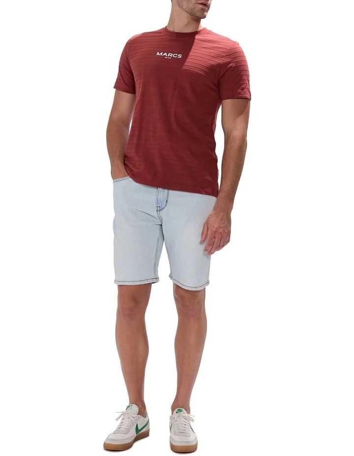 Marcs Logo Tee in Spice Red image 2