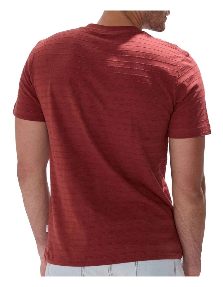 Marcs Logo Tee in Spice Red image 4