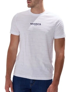 Marcs Logo Tee in White