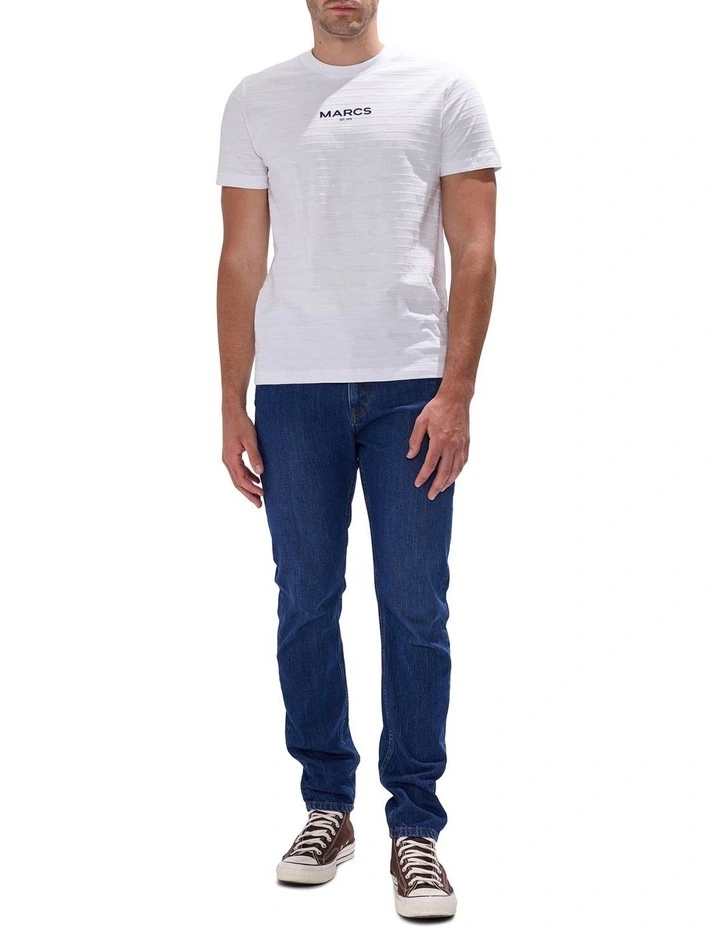 Marcs Logo Tee in White image 2