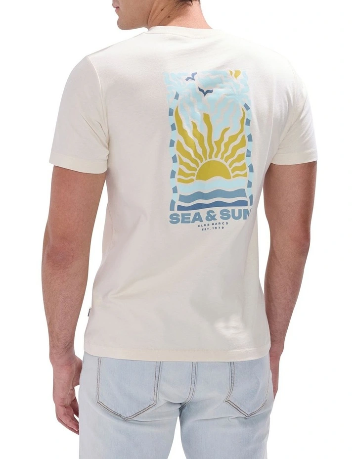 It's The Sea-Sun Tee in Birch image 4