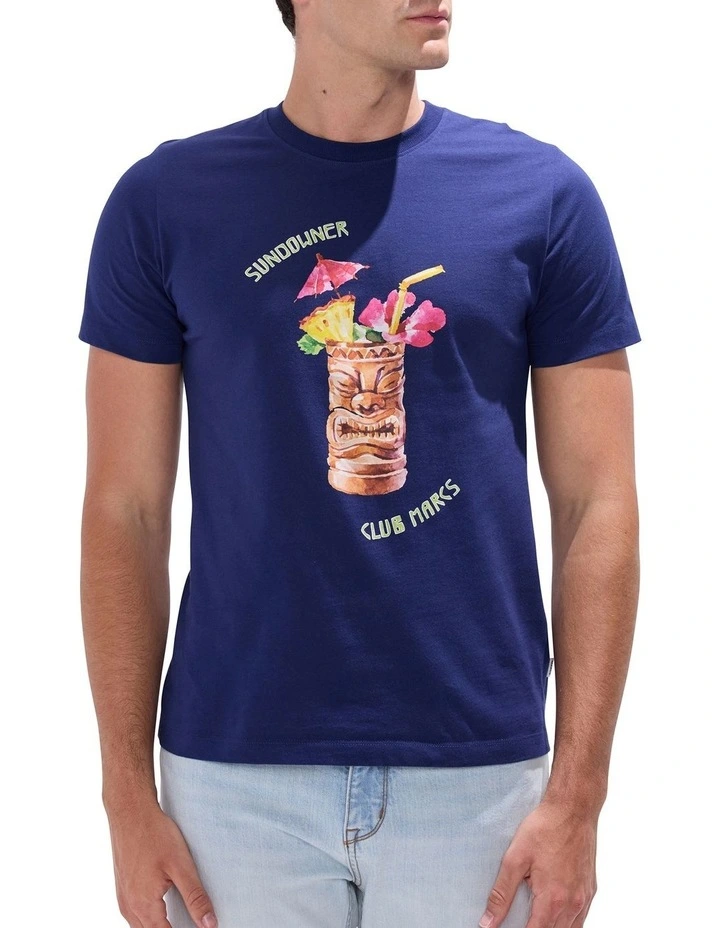 Sundowner Tee in Navy image 1