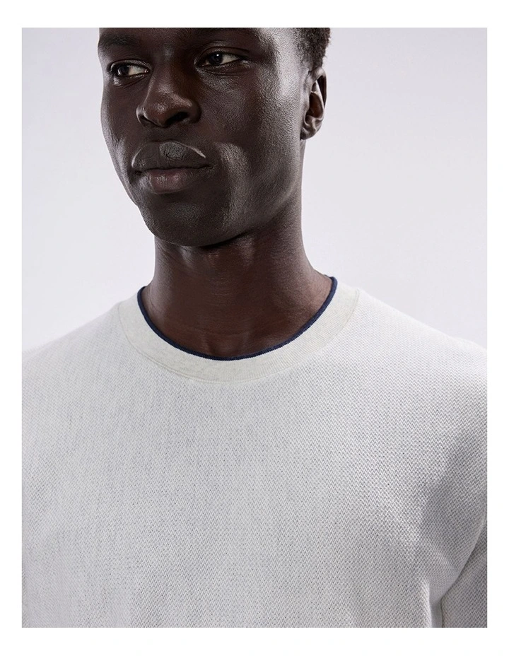 Mansfield Tee in Oatmeal image 2