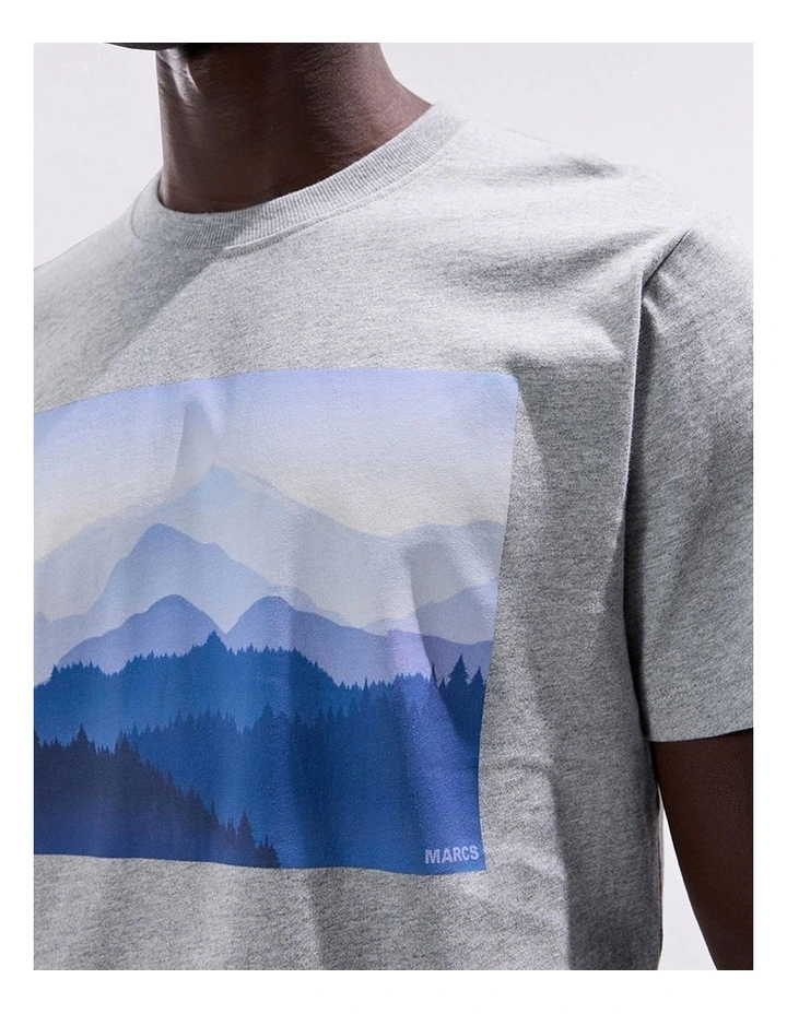 Unforgetable View Tee in Grey image 2