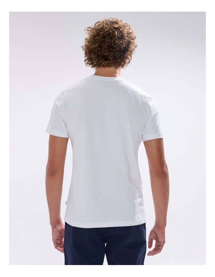 Thinking A-Bot You Tee in White image 3