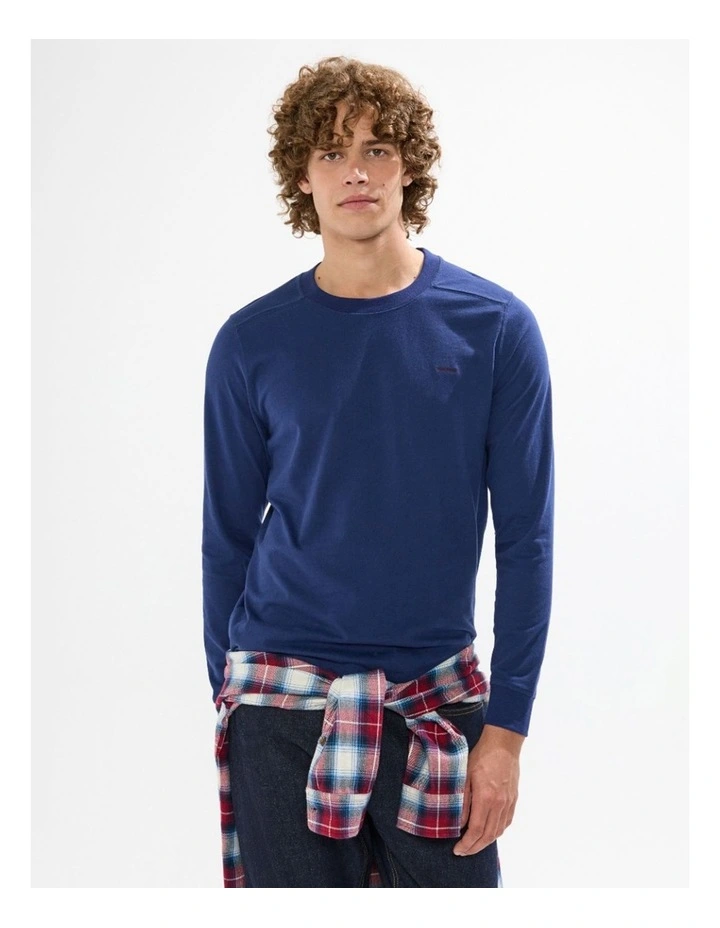 The Karting Line Top in Navy image 1