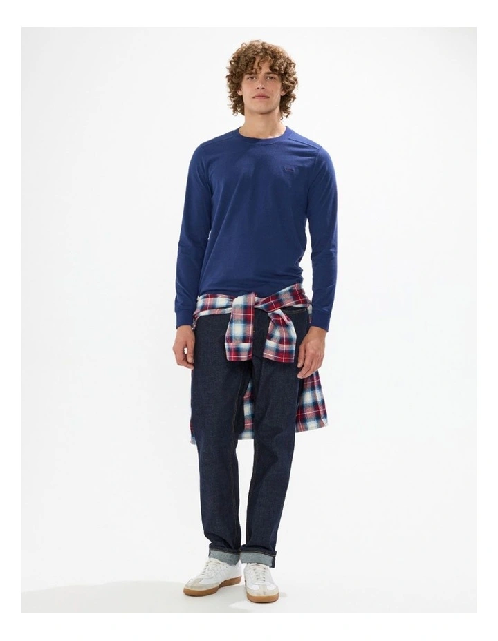 The Karting Line Top in Navy image 4