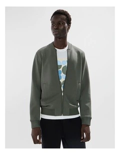 Neo Zip Front Bomber in Agave Green