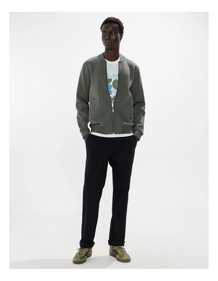 Neo Zip Front Bomber in Agave Green image 1