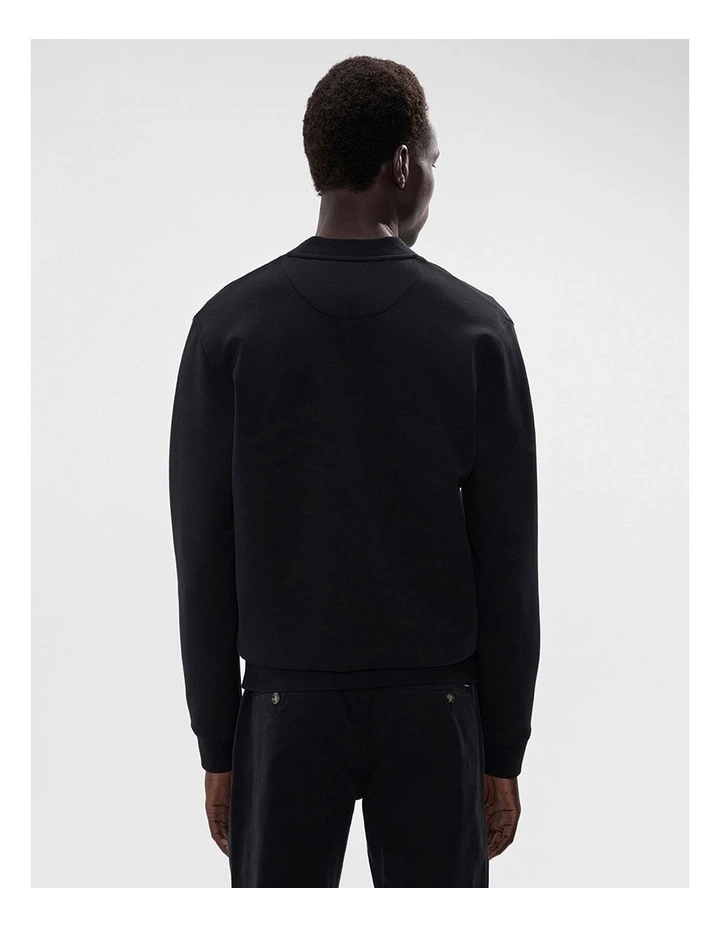 Neo Zip Front Bomber in Black image 3