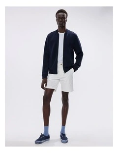 Neo Zip Front Bomber in Navy