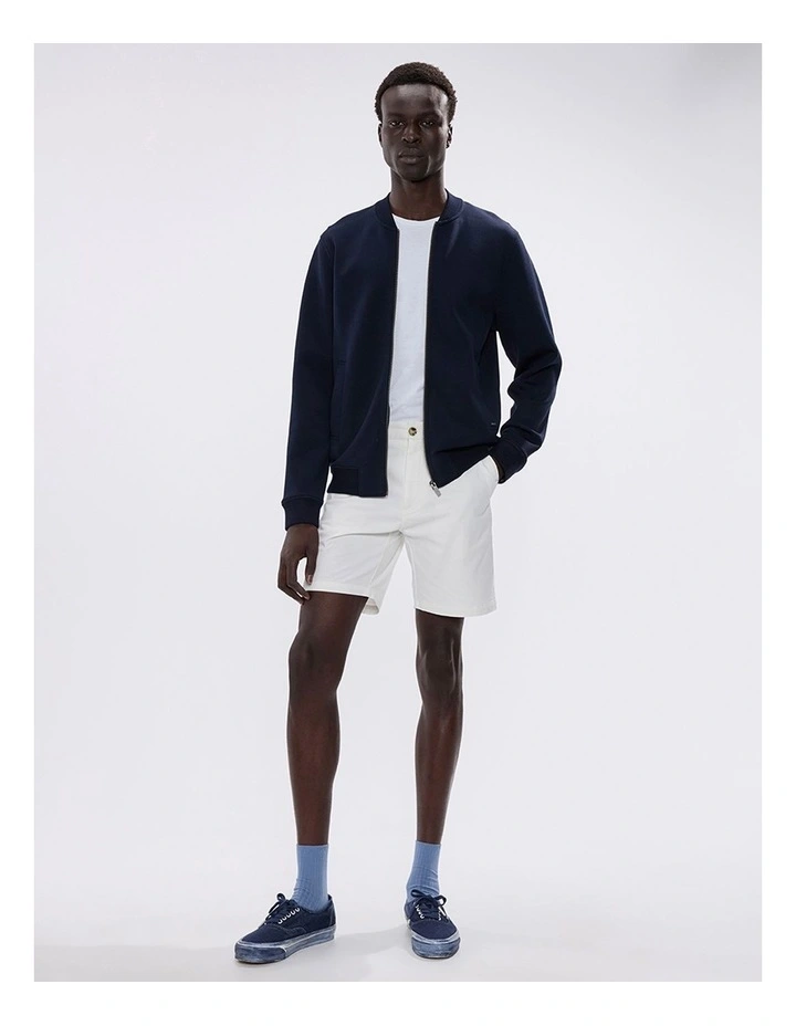 Neo Zip Front Bomber in Navy image 1
