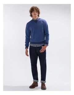 Cotton Sweat in Navy
