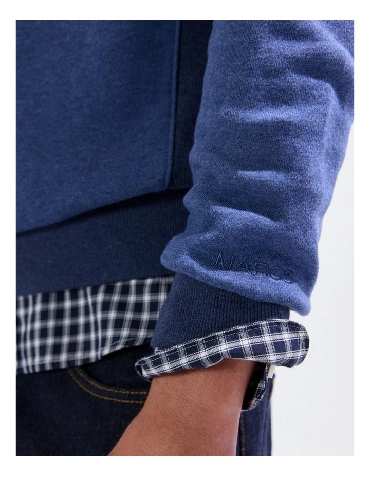 Cotton Sweat in Navy image 3