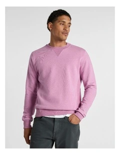Cotton Sweat in Rich Pink