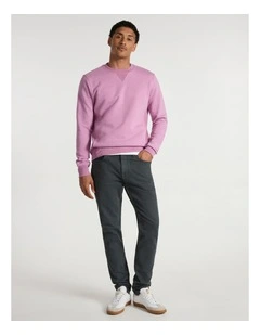 Cotton Sweat in Rich Pink