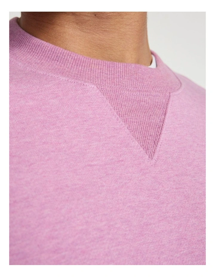 Cotton Sweat in Rich Pink image 3