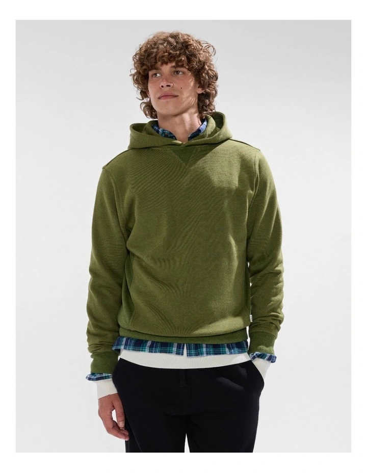 Rebel Heart Hoodie in Dark Moss image 1