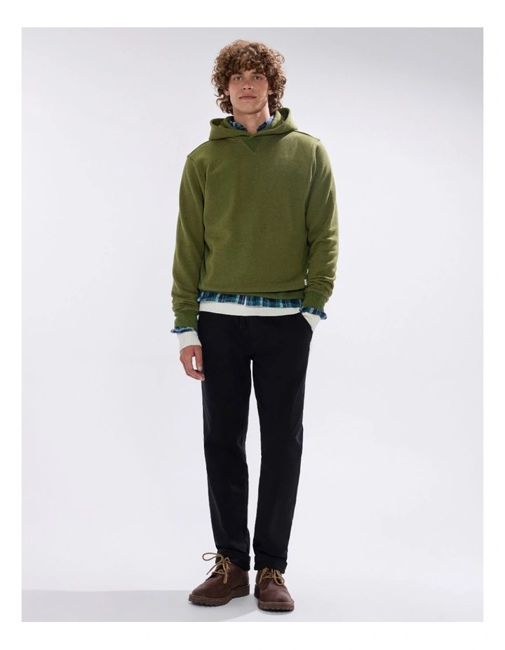 Rebel Heart Hoodie in Dark Moss image 1