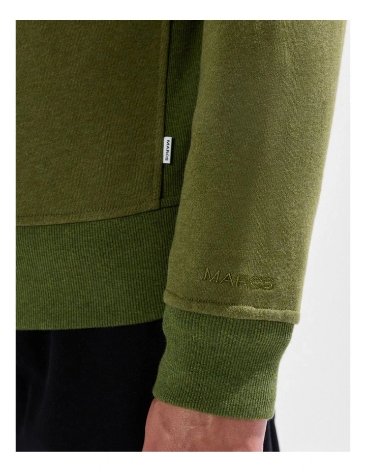 Rebel Heart Hoodie in Dark Moss image 4