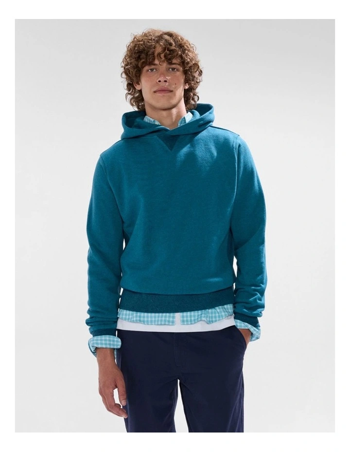 Rebel Heart Hoodie in Dark Teal image 1