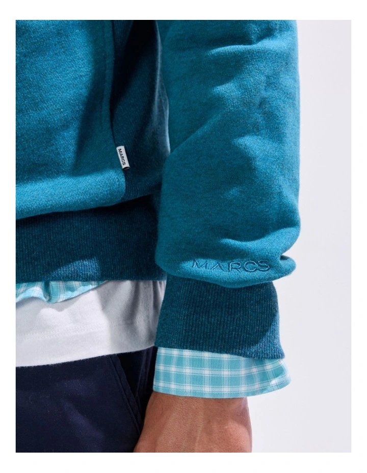 Rebel Heart Hoodie in Dark Teal image 3