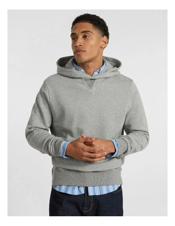 Rebel Heart Hoodie in Grey Marle image 1