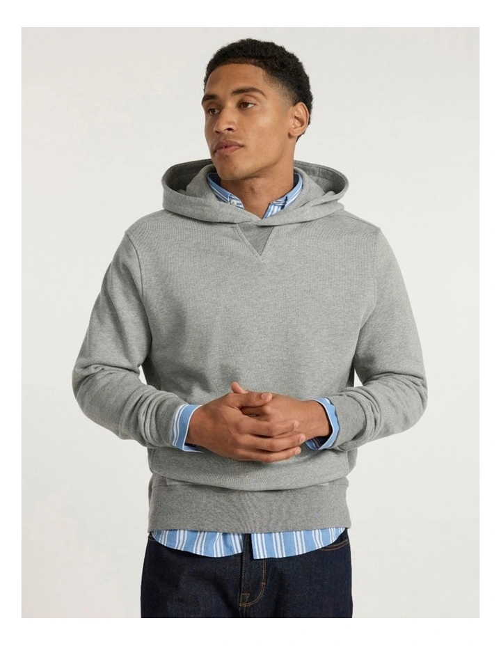 Rebel Heart Hoodie in Grey Marle image 2