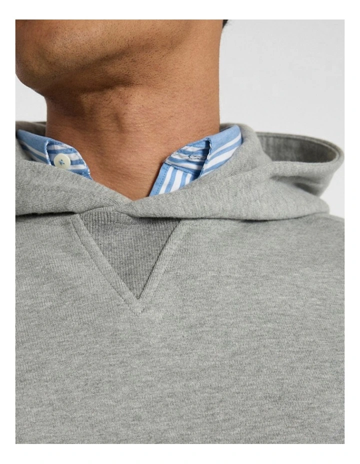 Rebel Heart Hoodie in Grey Marle image 5