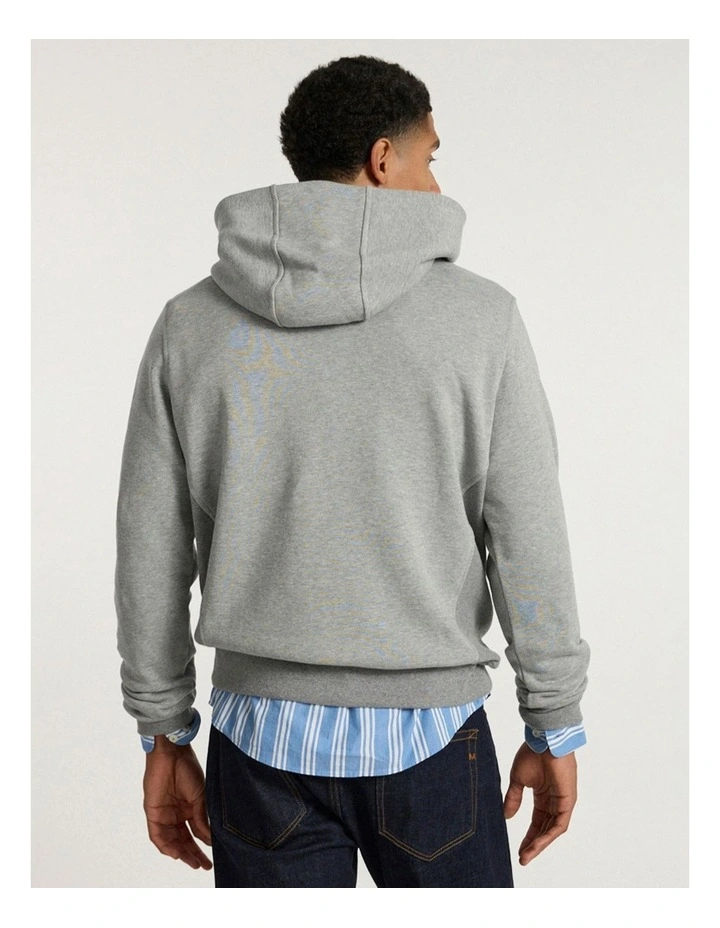Rebel Heart Hoodie in Grey Marle image 5