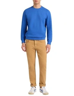 Bingley Textured Sweat in Cobalt Blue