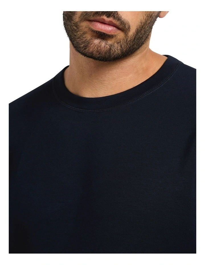 Neo Crew Neck Sweater in Ink image 4
