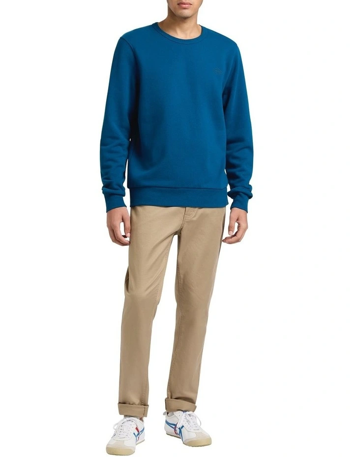 Logo Badge Sweat in Blue Opal image 2
