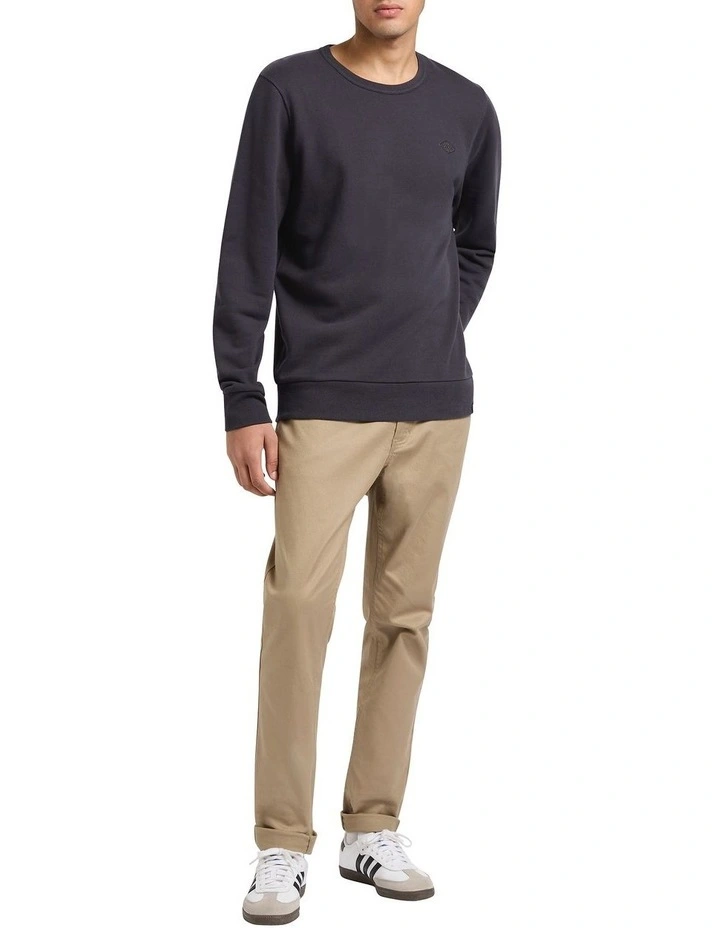 Marcs Logo Badge Sweat in Nine Iron image 4