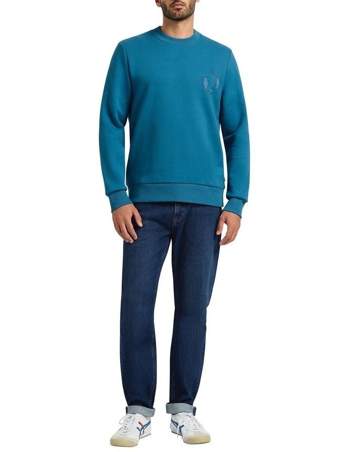 What A Koi-Ncidence Sweat in Sapphire Blue image 4