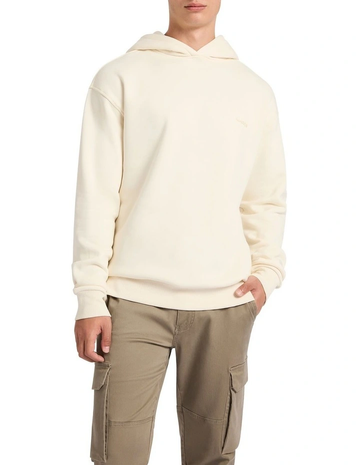 Vincent Relaxed Hoodie in Cream image 1