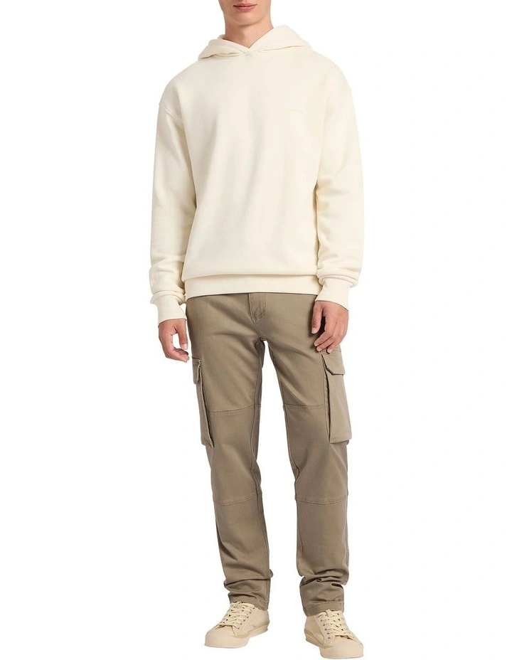 Vincent Relaxed Hoodie in Cream image 3