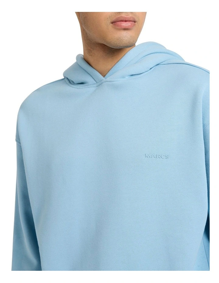 Vincent Relaxed Hoodie in Glacier Blue image 3