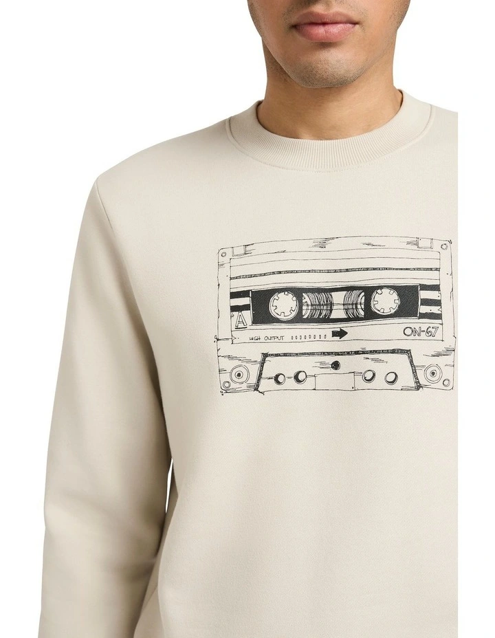 Good Mis-Tape Sweat in Moonstruck Grey image 4