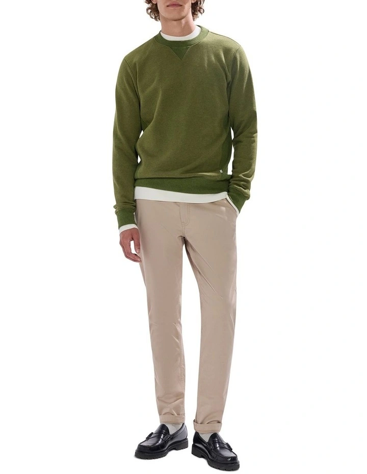 Cotton Sweat in Dark Moss image 2