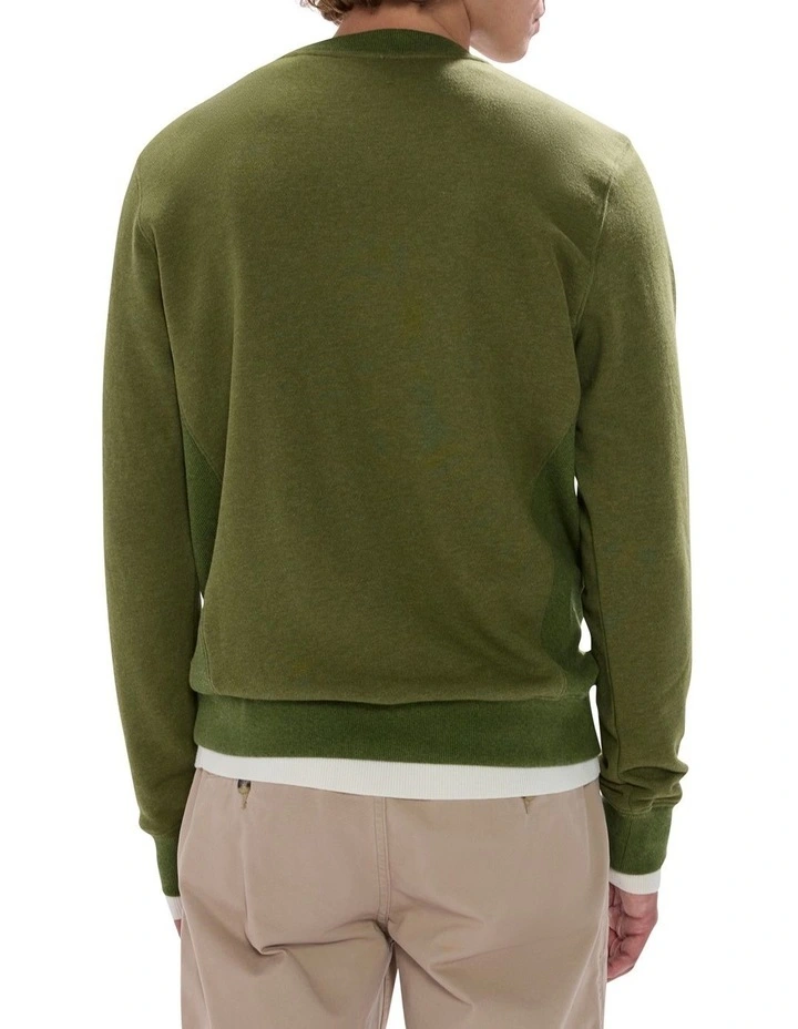 Cotton Sweat in Dark Moss image 4