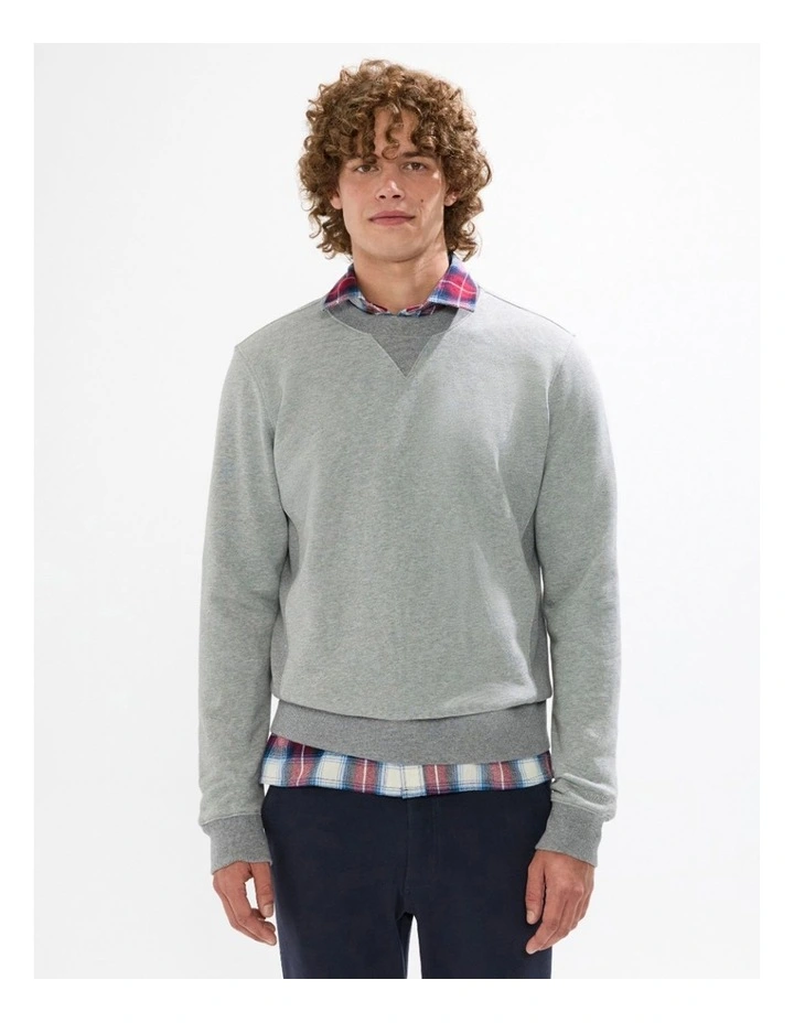 Cotton Sweat in Grey Marle image 2