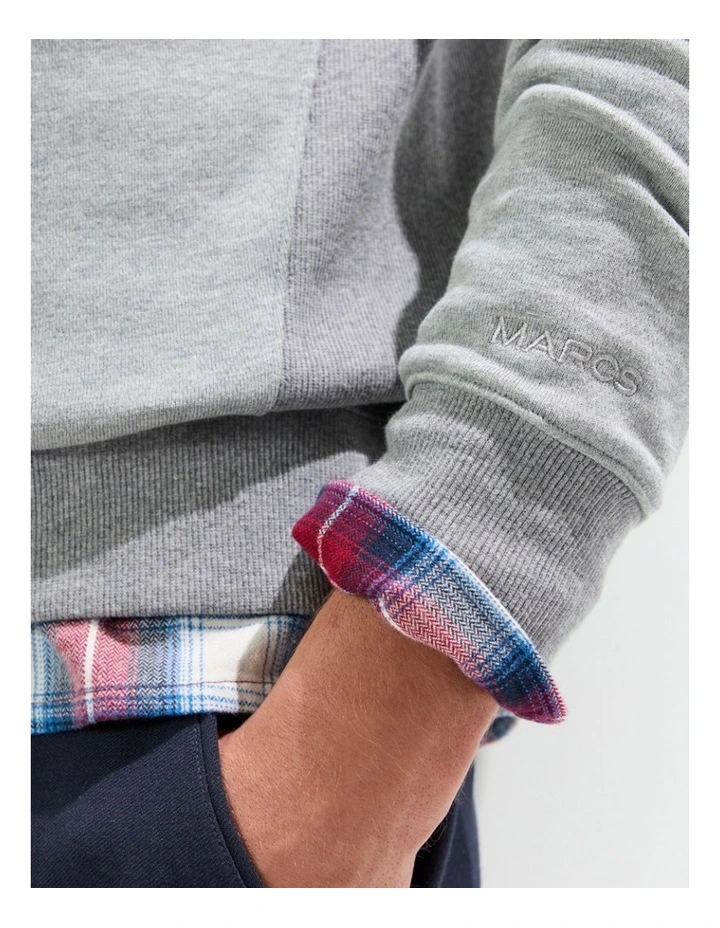 Cotton Sweat in Grey Marle image 3