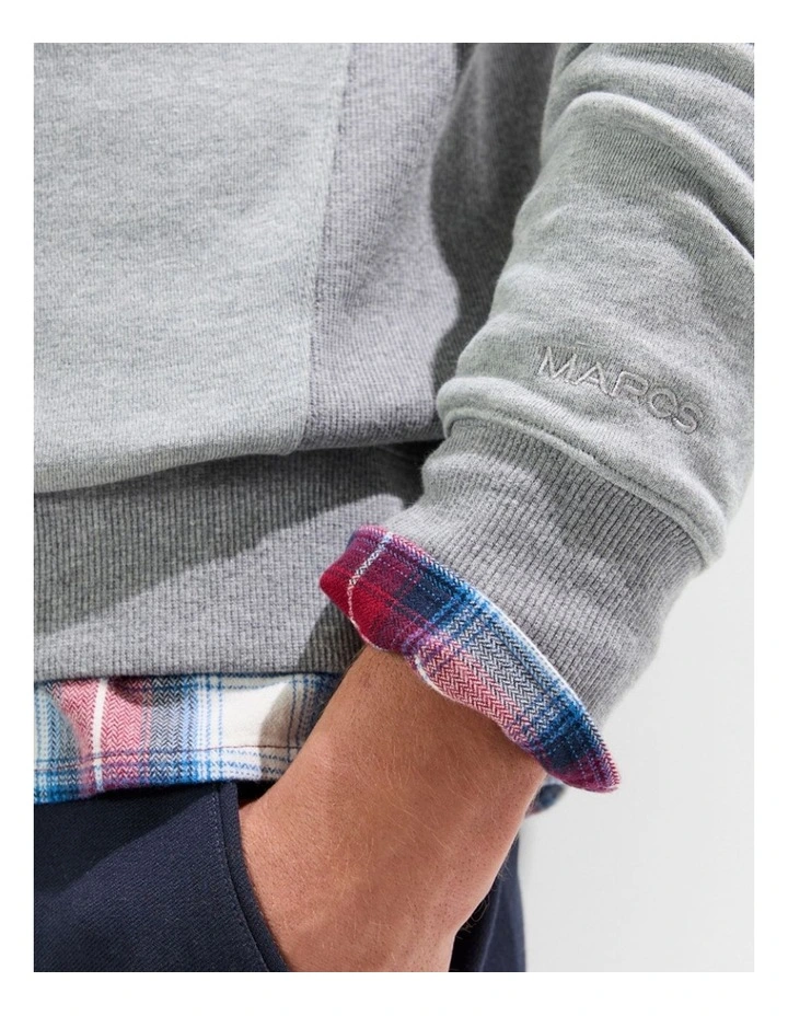 Cotton Sweat in Grey Marle image 4