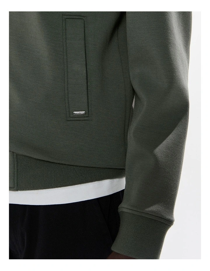 Neo Zip Front Bomber in Agave Green image 3
