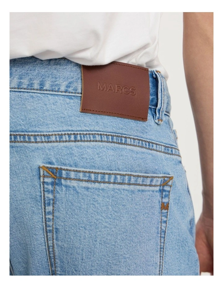 Hugo Relaxed Fit Jean in Light Wash image 3