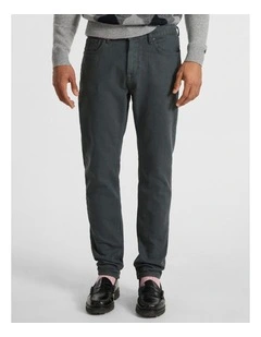 Jordan Slim Leg Jean in Charcoal