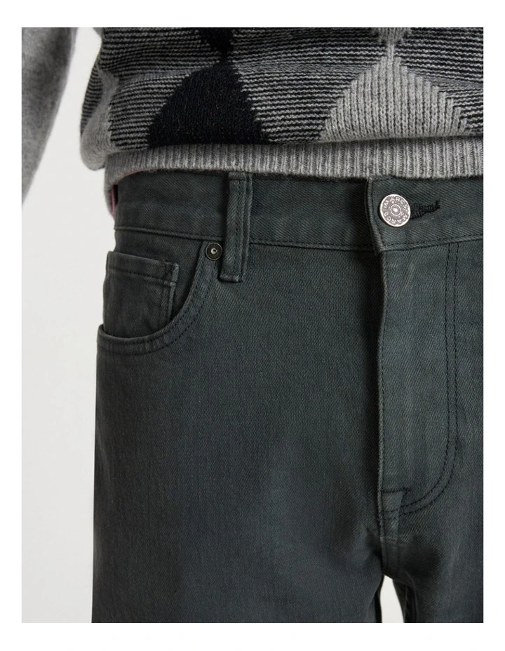 Jordan Slim Leg Jean in Charcoal image 3
