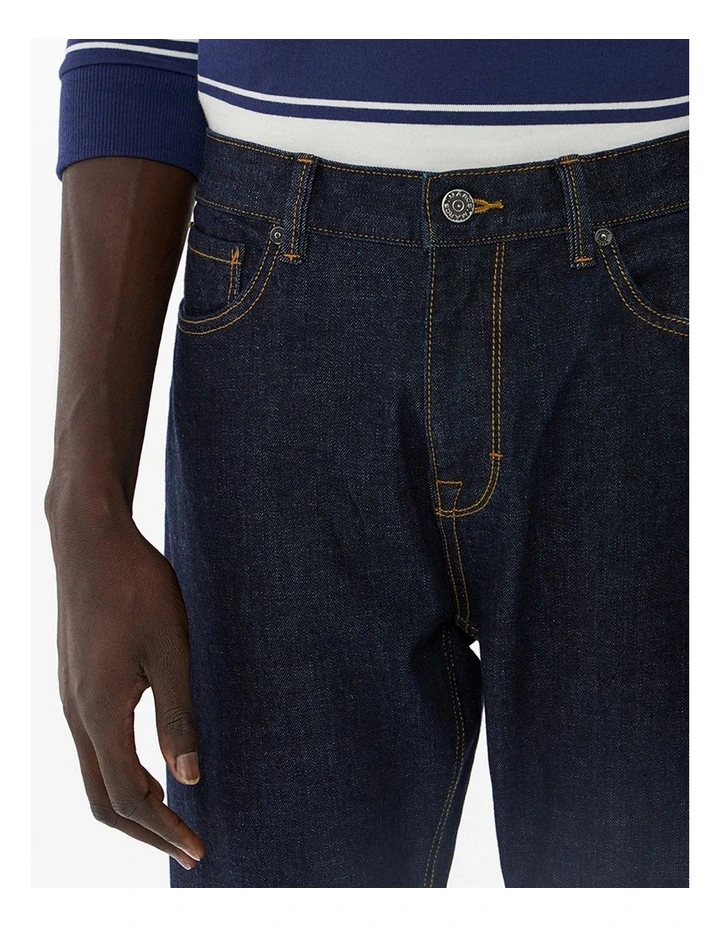 Hugo Relaxed Fit Jean in Indigo image 4