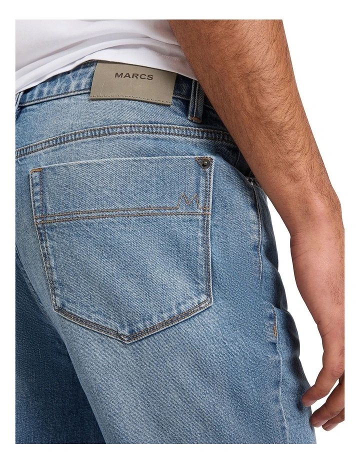 Jordan Slim Leg Jean in Mid Wash image 3